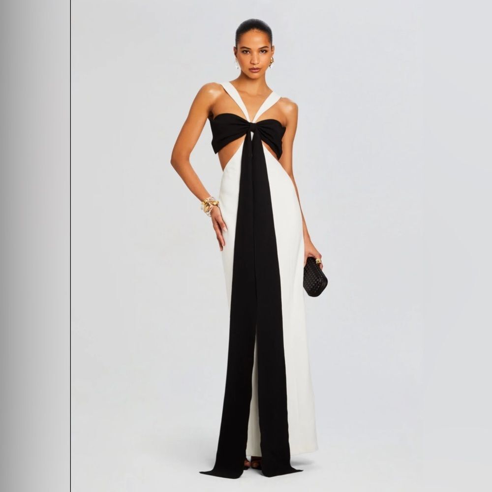 Sans Faff Elizabeth Bowed Evening Gown